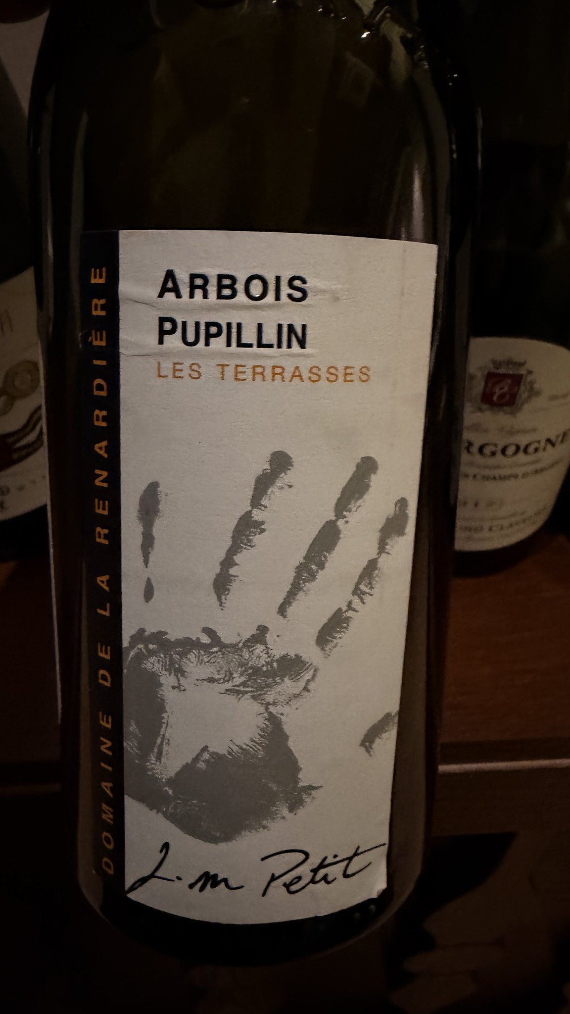 Arbois-Pupillin Les Terrasses — этикетка